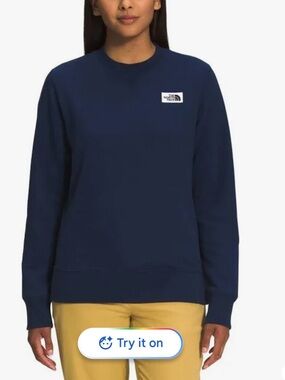 The North Face Women's Crew Sweatshirt - Navy Blue